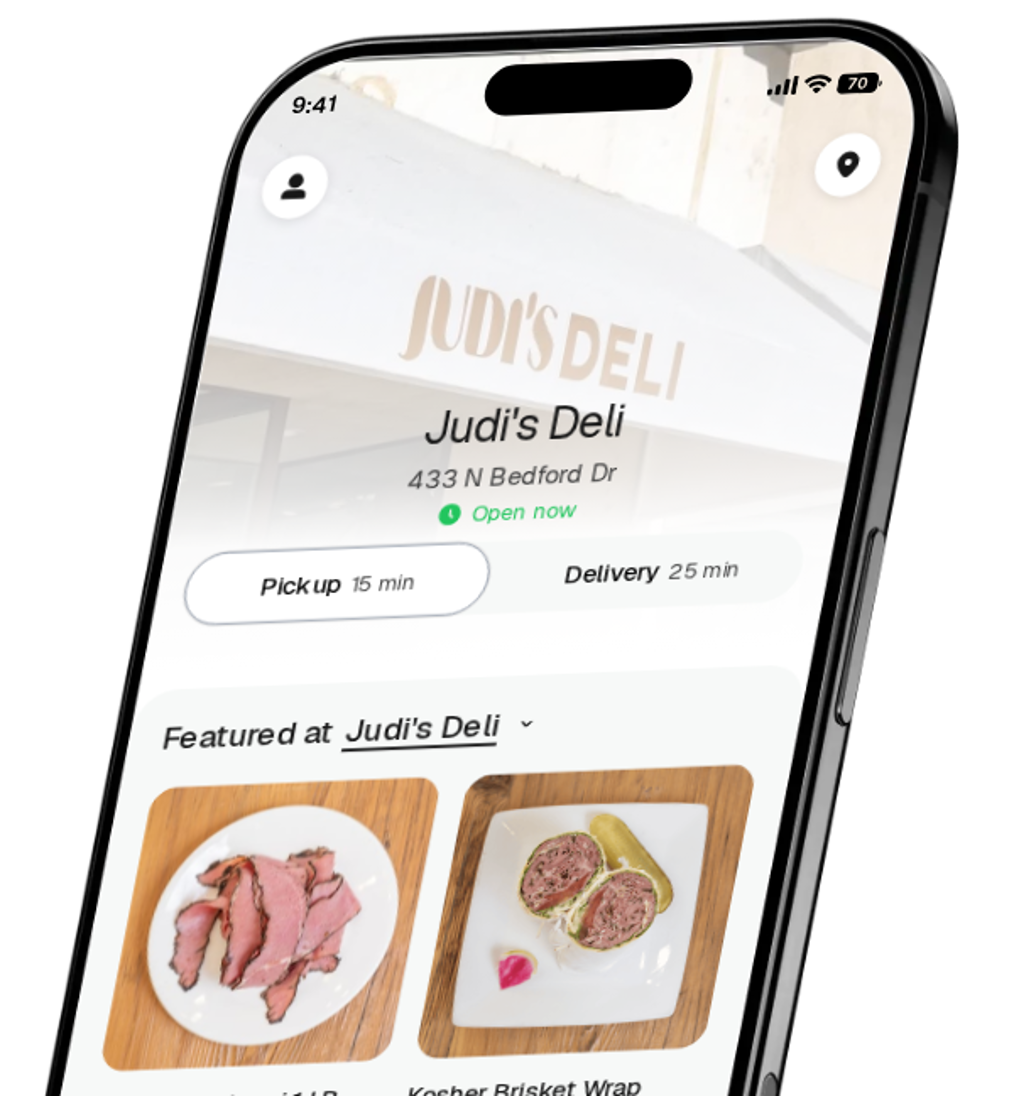 Judi's Deli app preview