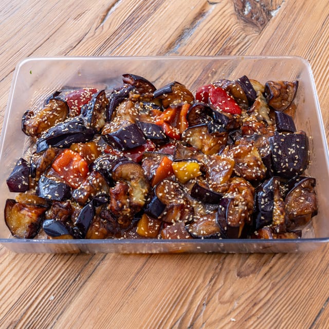 Eggplant Teriyaki.