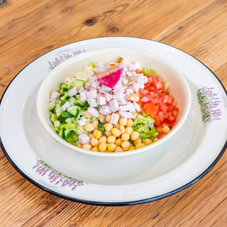 Green Salad With Four Scoops