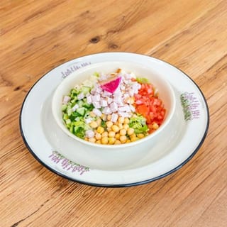 Green Salad With Three Scoops
